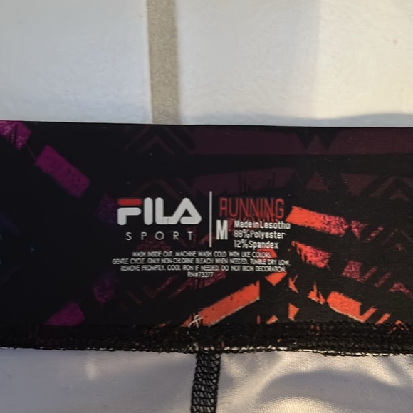 Fila Sport Colorful Running Pants Sz Medium - Picture 3 of 6